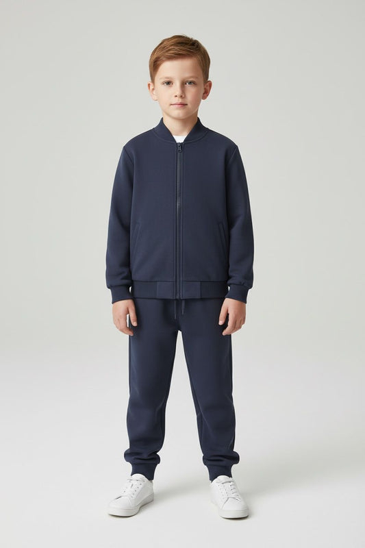 Tuta School Cotone Blu