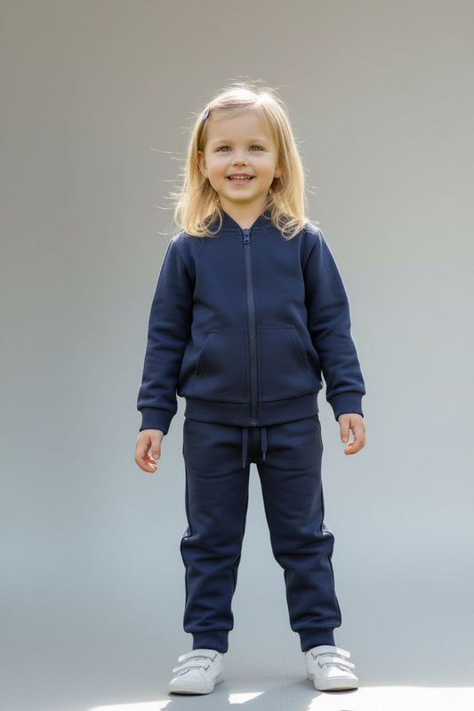 Tuta School Cotone Blu