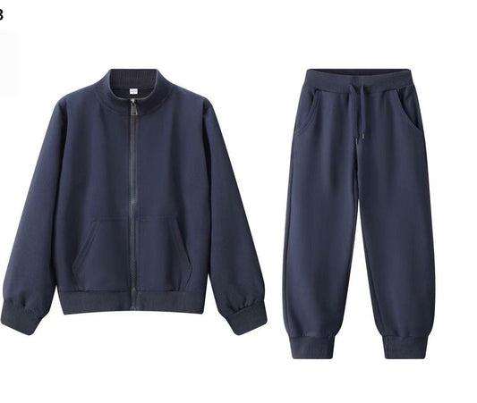 Tuta School Cotone Blu