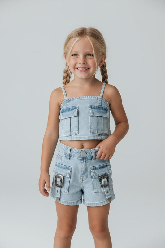 Completo Top Jeans