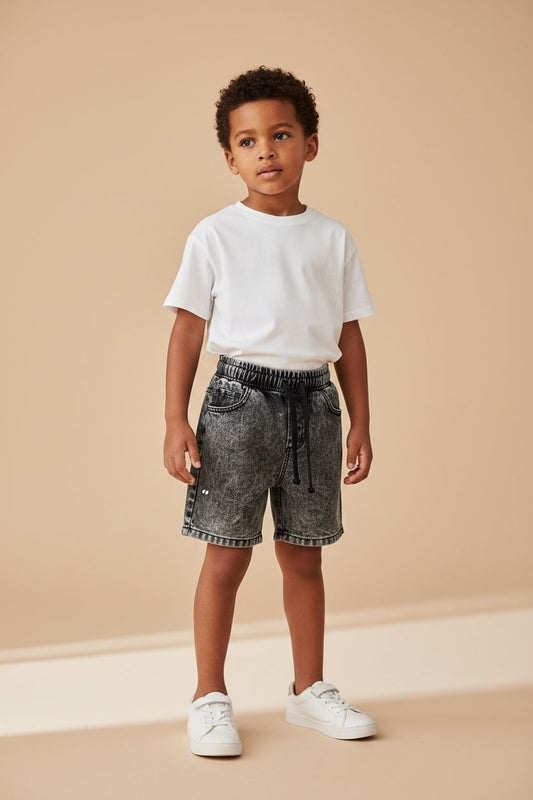Jeans Nero Marmorizzato
